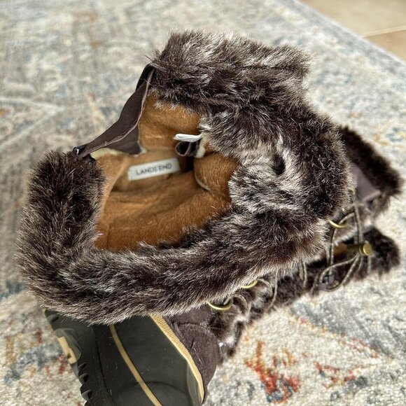 Lands End Hillary Winter Duck Boots, 7B, Like New - Picture 6 of 6